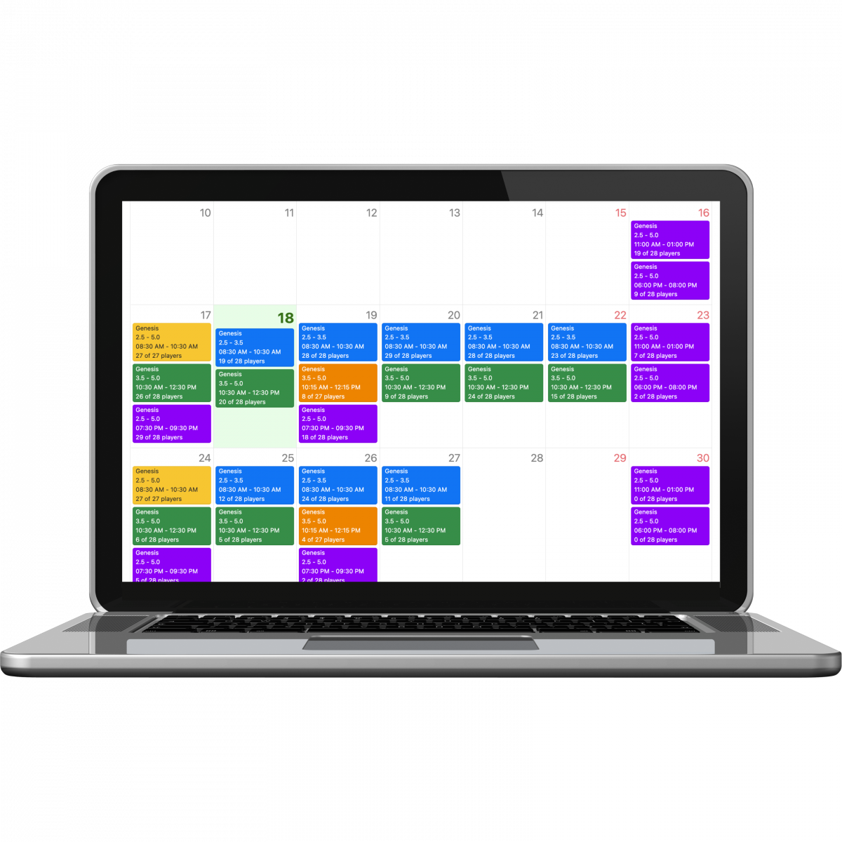 Pickleball Software - Court Reservations